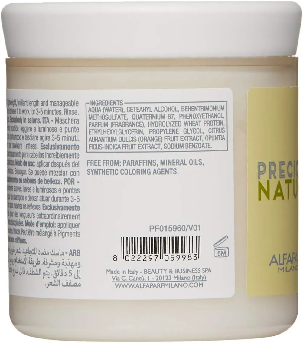 Alfaparf Milano Precious Nature Mask With Prickly Pear And Orange 200ml / 500ml