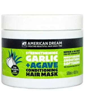 American Dream Garlic And Agave Strengthening Hair Conditioning Mask 500ml