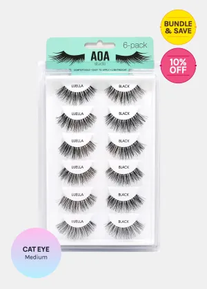 AOA Studio Eyelashes - Luella 6-Pack