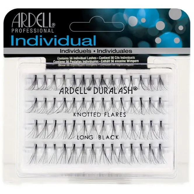 Ardell Eyelashes Individuals knotted Flare long Black