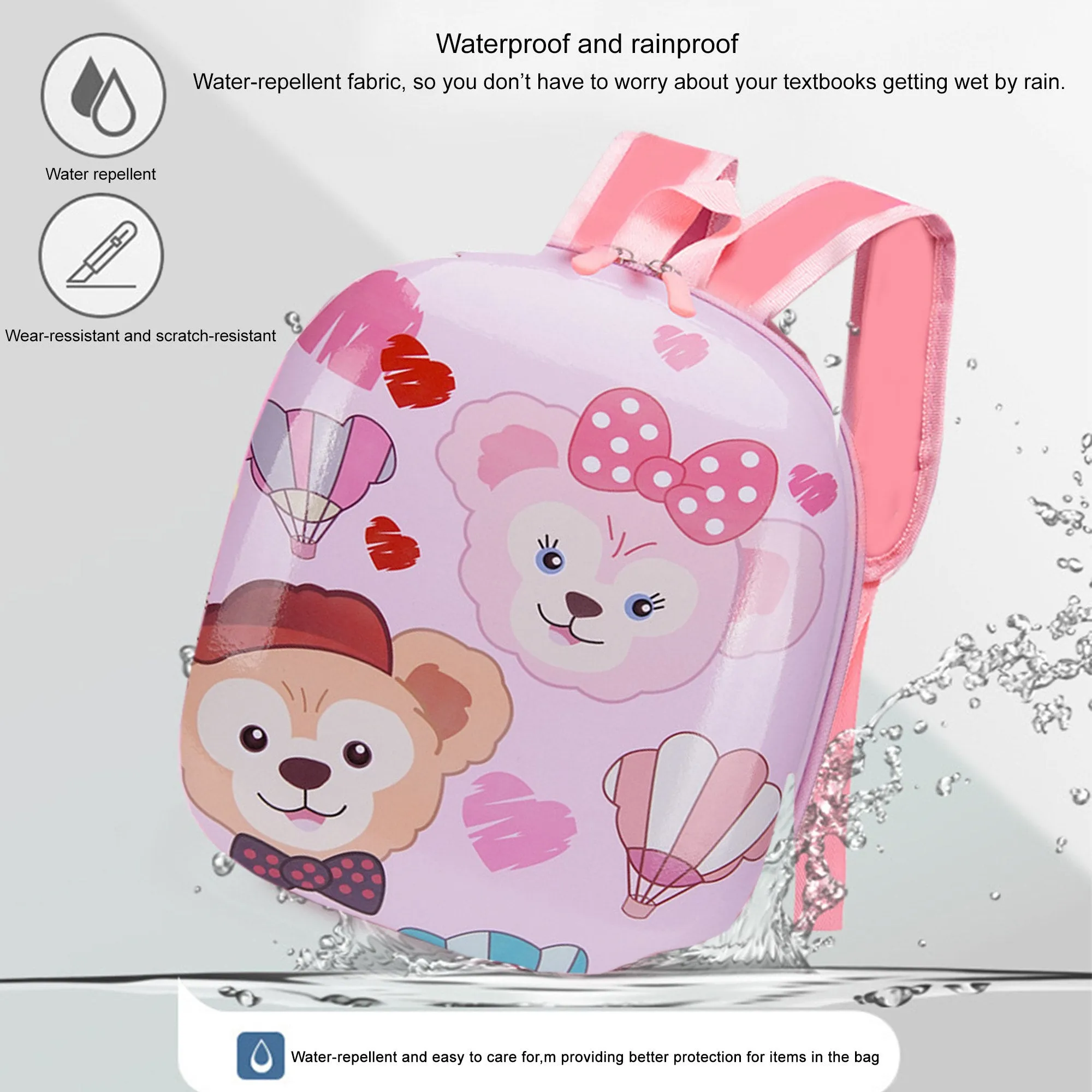 Babymoon Multipurpose Kids Backpack | Children’s School Bag for Boys & Girl’s | Kids Travel Backpack | Teddy