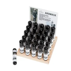 Bellabaci Aromask Aroma Essential Oil Spray, 25 ct Retail Display & Tester