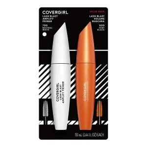 COVERGIRL - Lash Blast Volume Mascara Very Black 800 and Lash Blast Amplify Primer Neutral White 780 Value Pack - .44 fl oz (13.1 ml)