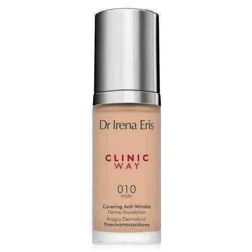 Dr Irena Eris CLINIC WAY Concealing Dermofluid Anti-wrinkle SPF30 Ivory 010