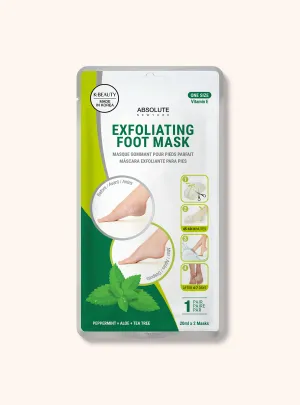 Exfoliating Foot Mask || Peppermint   Aloe   Tea Tree