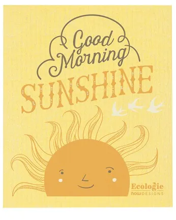 Good Morning Sunshine Swedish Dishcloth