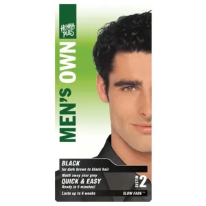 Henna Plus Men's Own Hair Colour Black 80mL