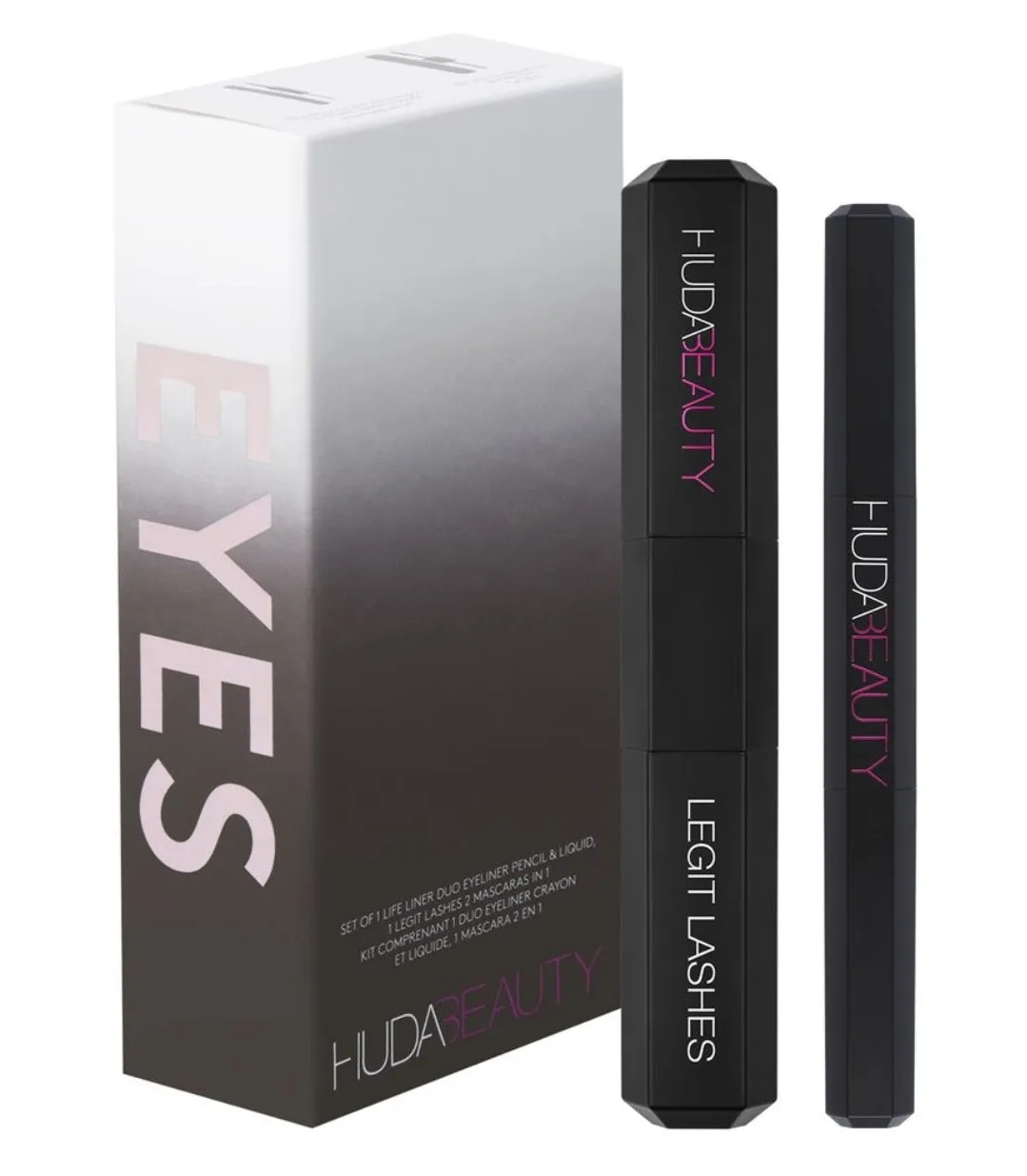 HUDA BEAUTY

Huda Beauty Eyes Kit( 2 x 8.5ml, 1.5ml )