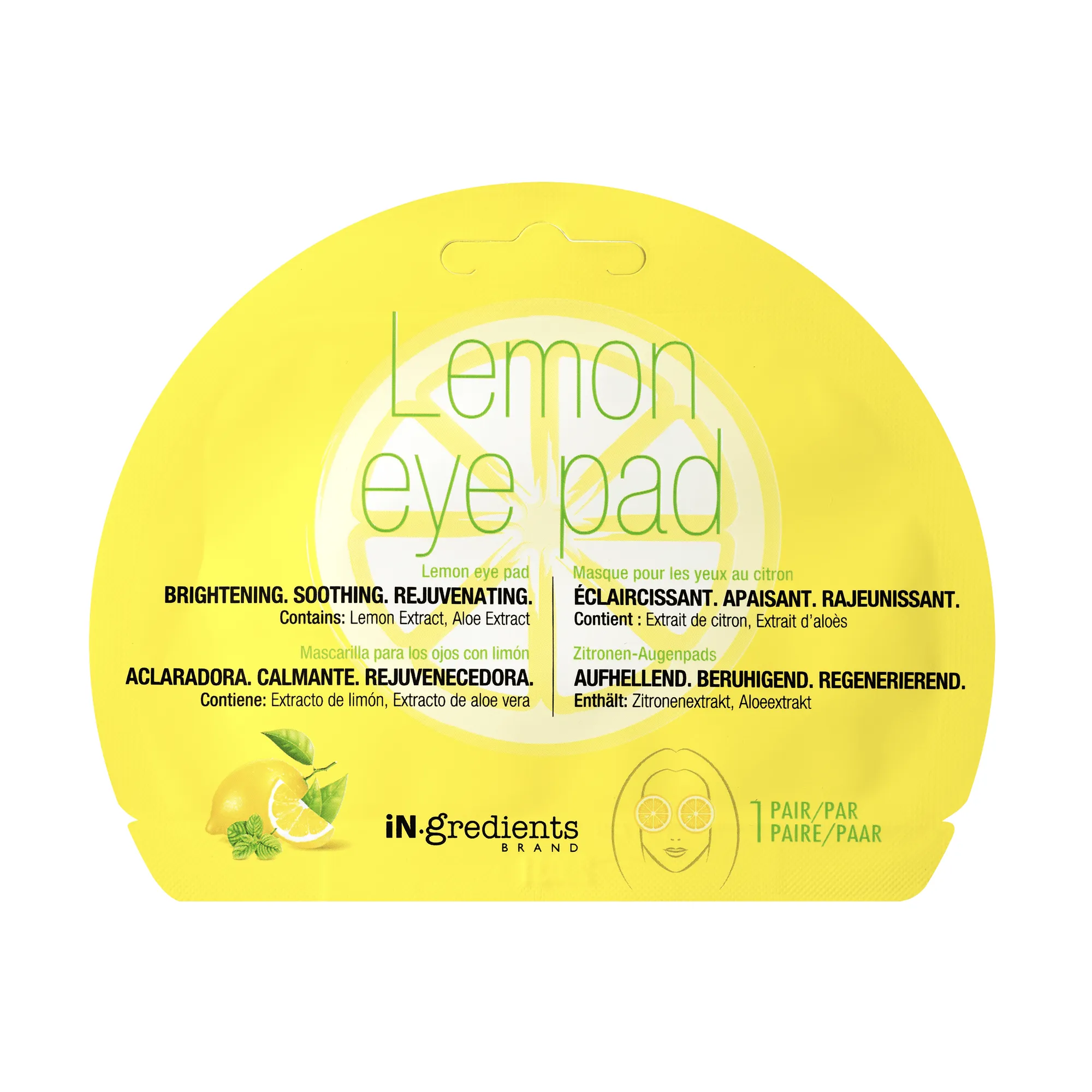 IN.gredients Lemon Eye Pads