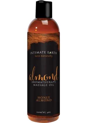 Intimate Earth Almond Aromatherapy Massage Oil Honey Almond