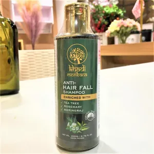 Khadi Meribana Pack Of 2 Anti-Hair Fall Enriched With Tea Tree/Rosemary/Bhringraj Shampoo 200ml