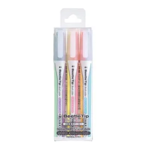 KOKUYO BeetleTip Beetle two-color highlighter light color three-in-group PM-L313