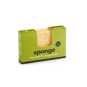 Large Compostable Sponge - Made In The UK