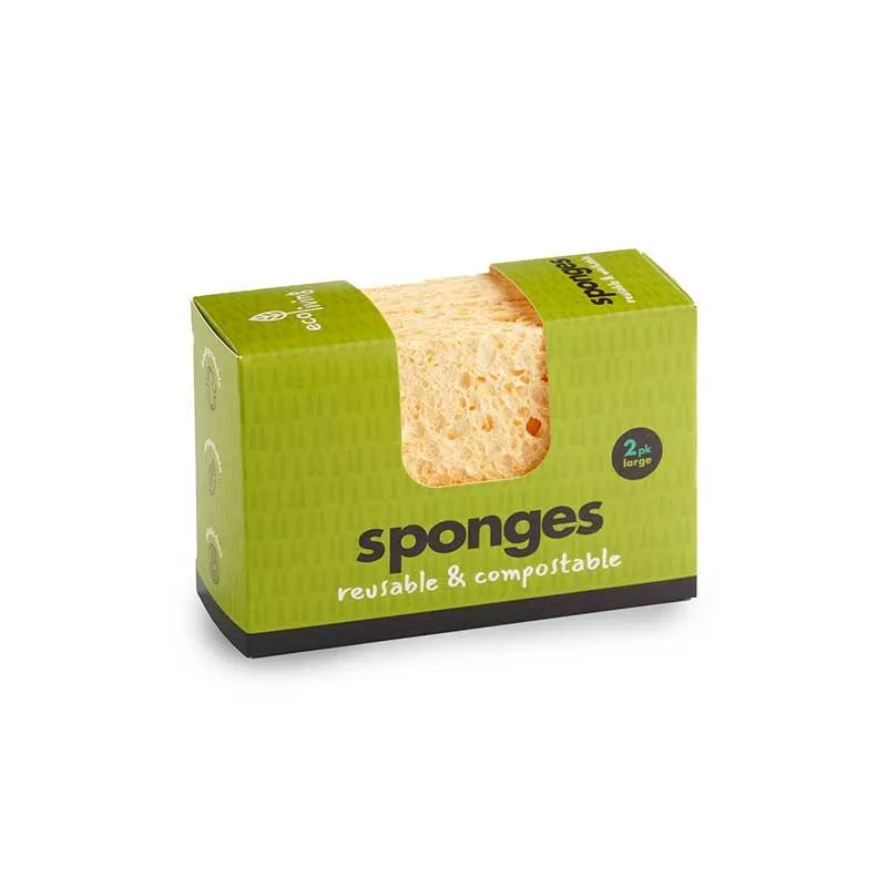 Large Compostable Sponge - Made In The UK