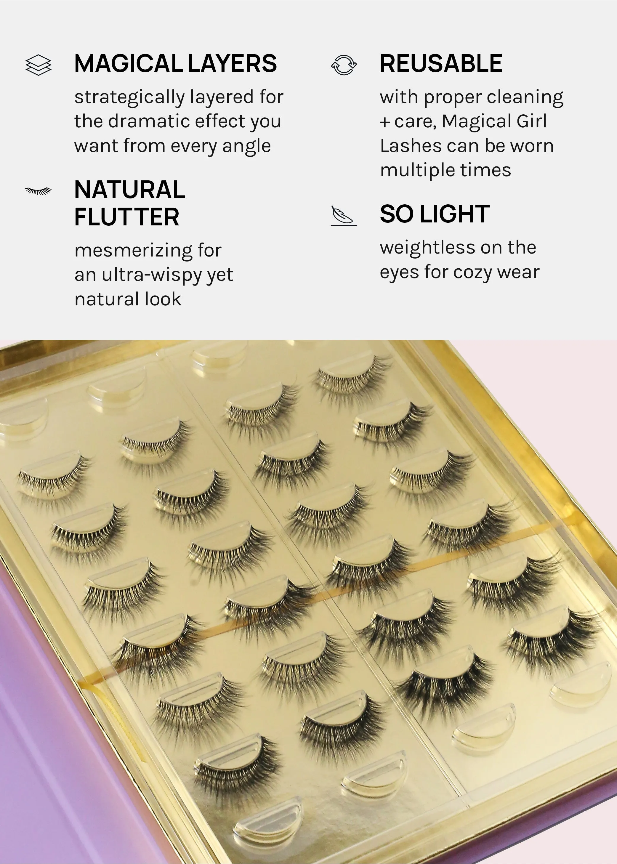 Magical Girl Classic Eyelashes – Yoko