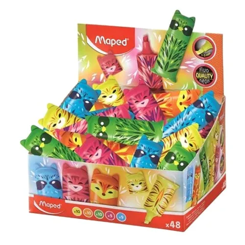 Maped Mini Friends Pocket Highlighter 48 Pcs Box