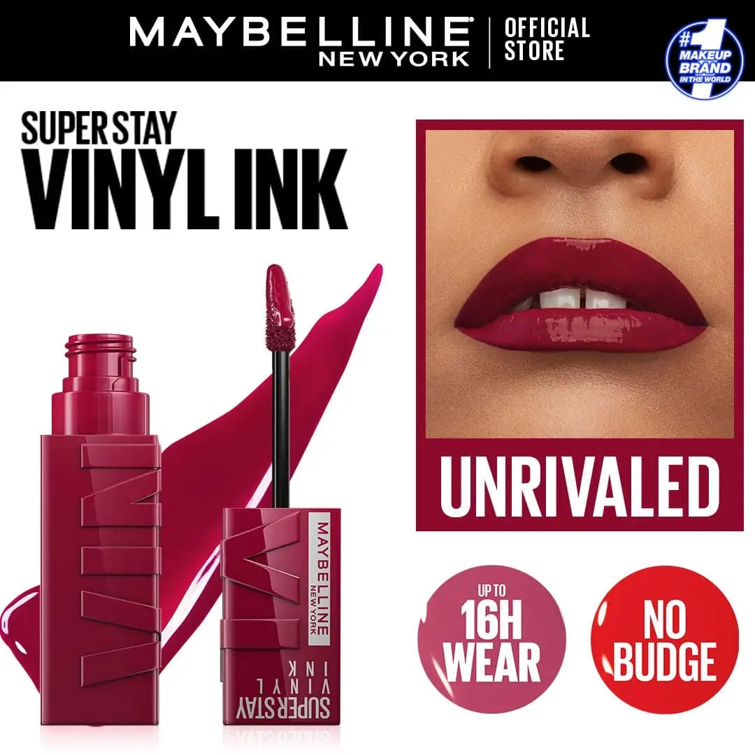 Maybelline NY Super Stay Vinyl Ink Longwear Liquid Lipcolor