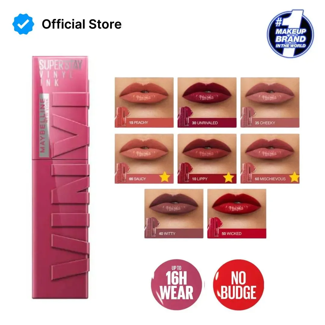 Maybelline NY Super Stay Vinyl Ink Longwear Liquid Lipcolor