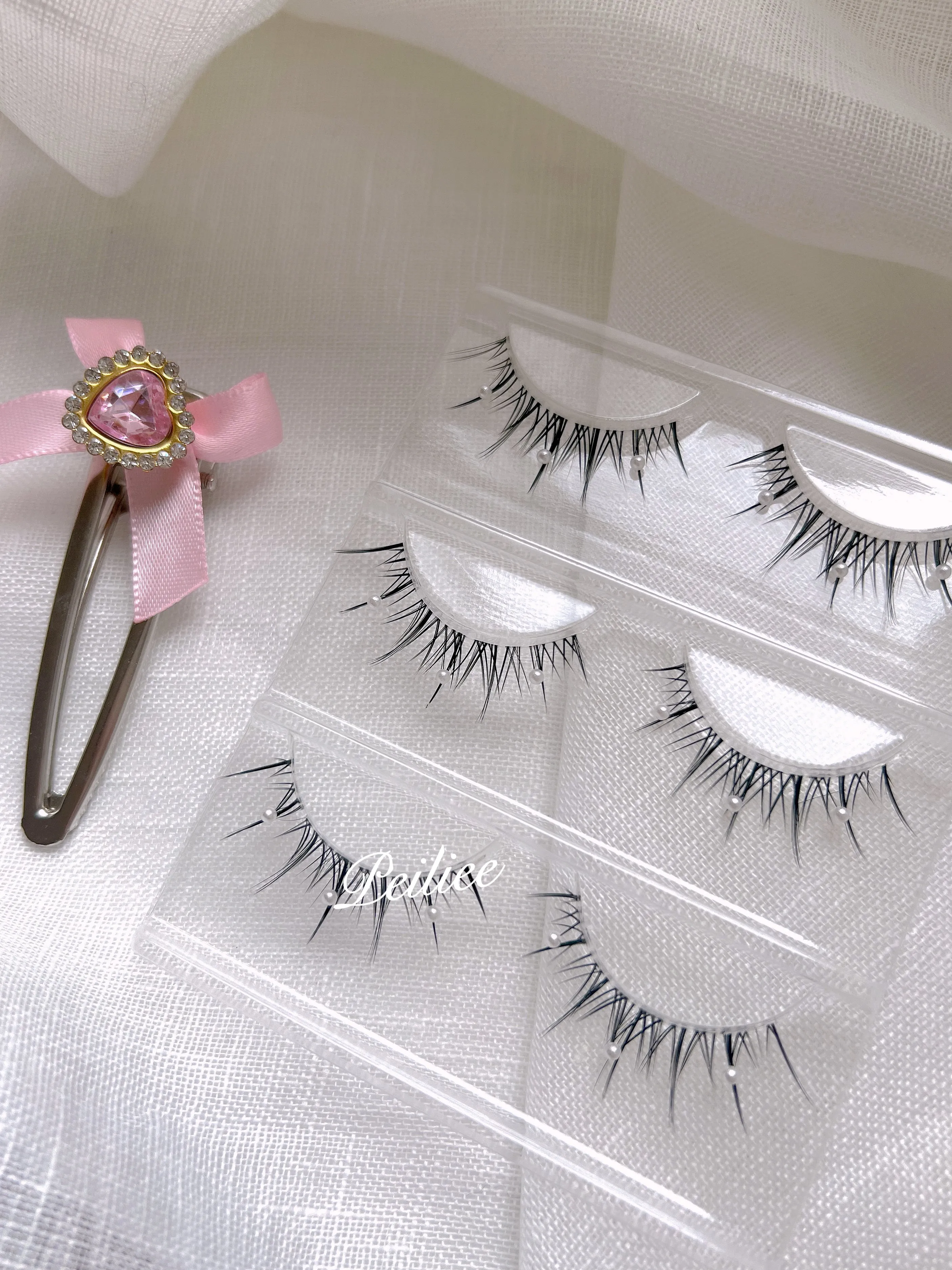 Mermaid Pearl Eyelashes 3 sets