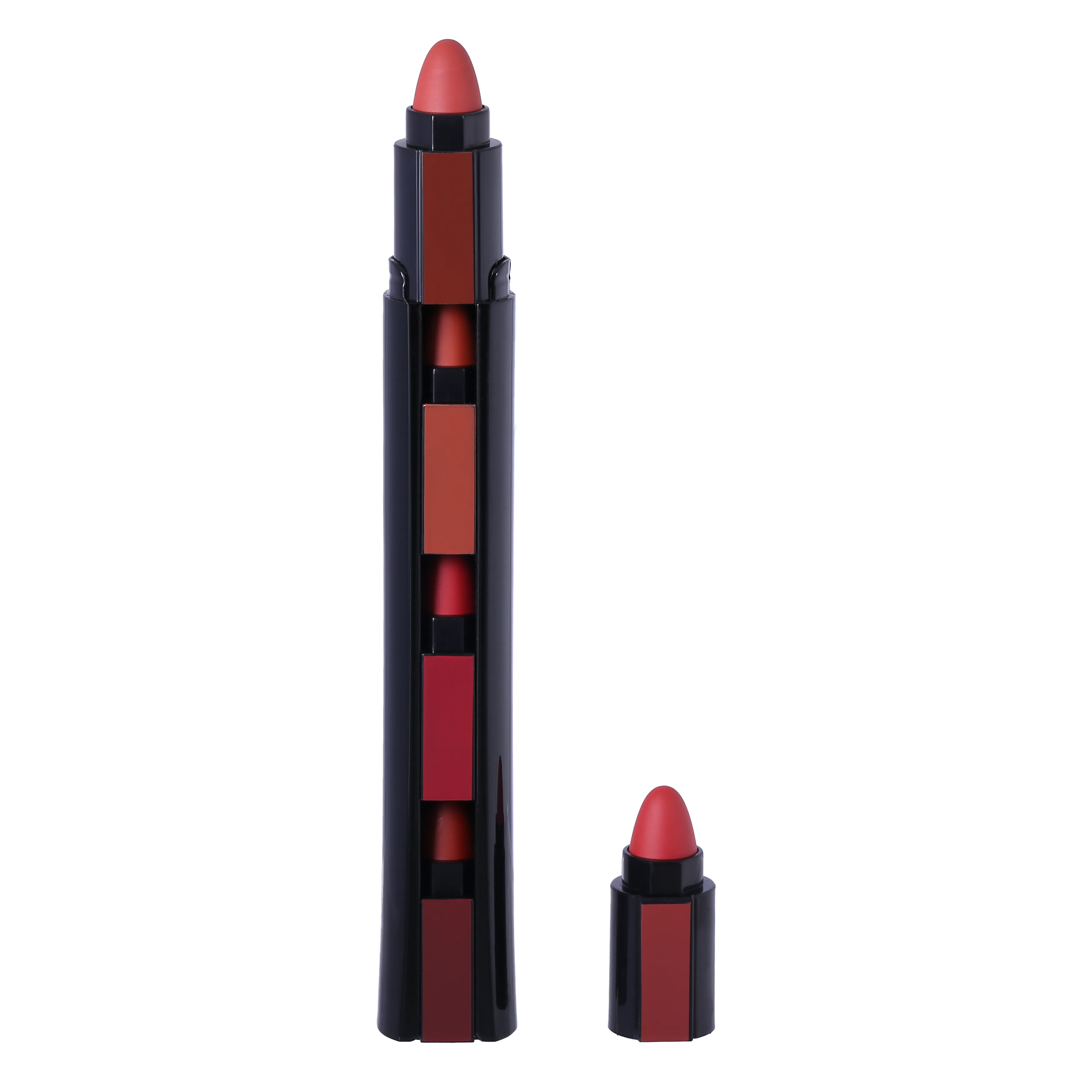 (Nude Tones) 5-in-1 Lipstick Stack