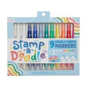 Ooly - Ensemble de Surligneurs à Double Stamp-a-Doodle||Ooly - Ended Highlighters