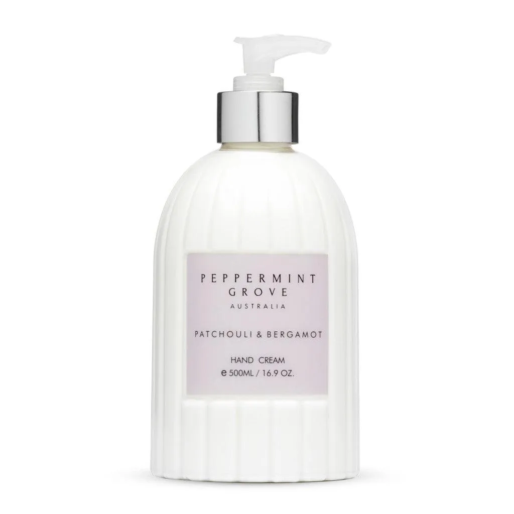 Patchouli   Bergamot | Hand Cream Pump