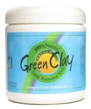 RAINBOW RESEARCH - French Green Clay Jar - 8 oz