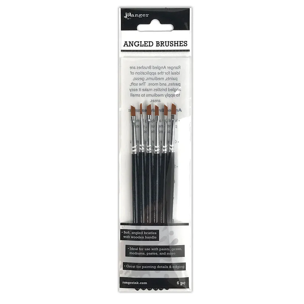 Ranger Angled Brushes 6 pc