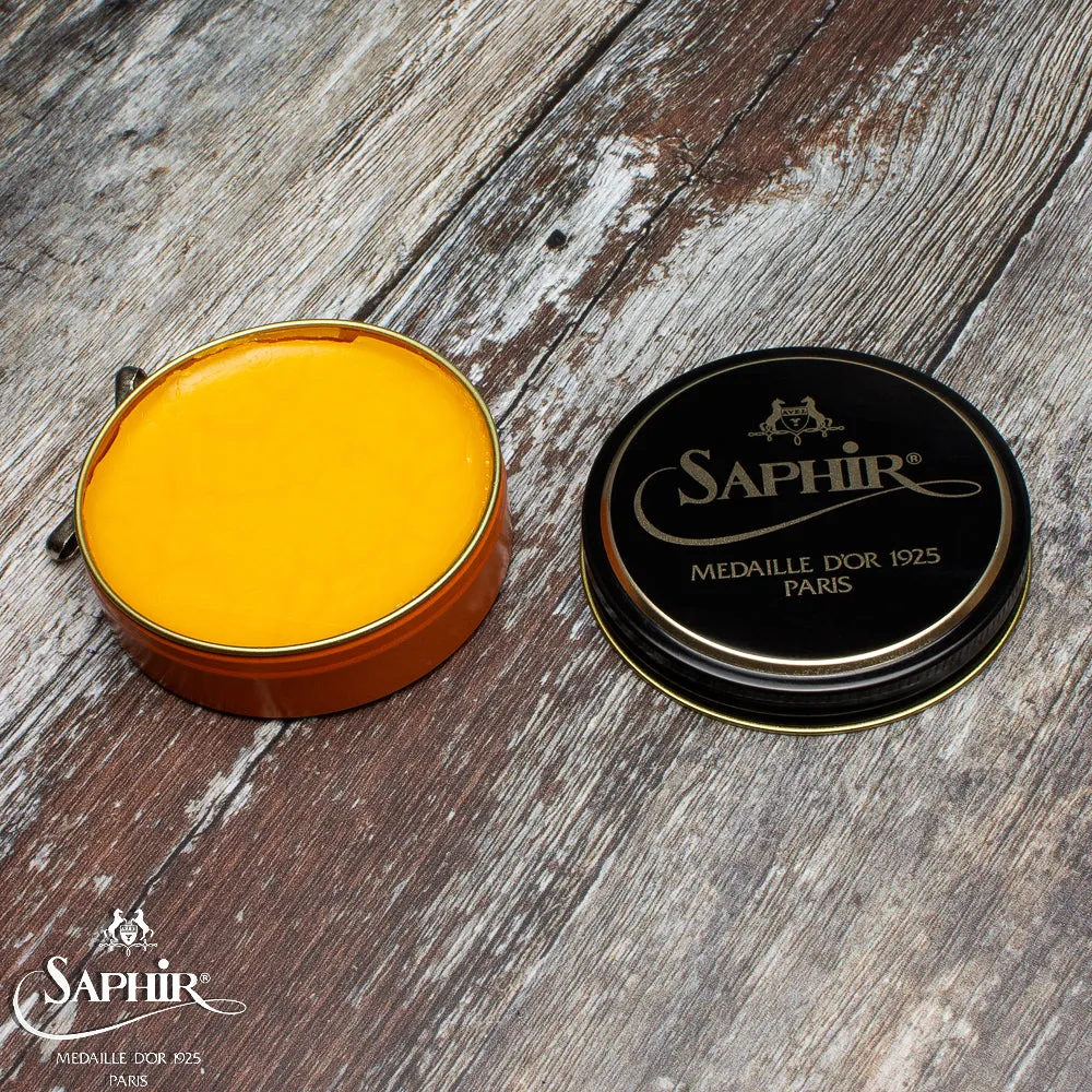 SAPHIR MEDAILLE D'OR PATE DE LUXE WAX POLISH - YELLOW - 50ml