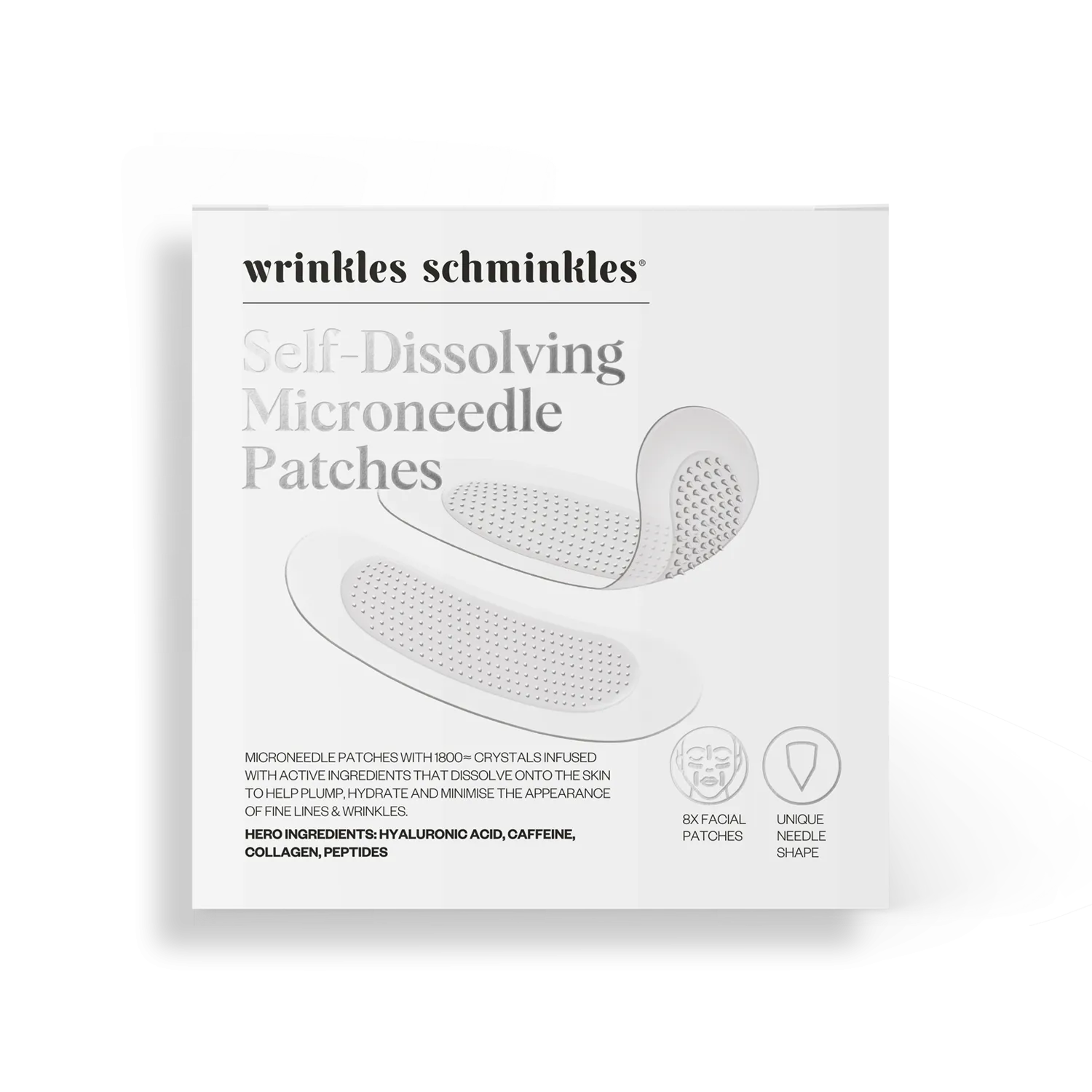 Self-Dissolving Microneedle Patches - 4 Pack