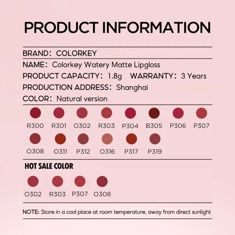 Soft Matte Water Tint R301 Red