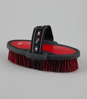 Soft-Touch Body Brush Black & Red