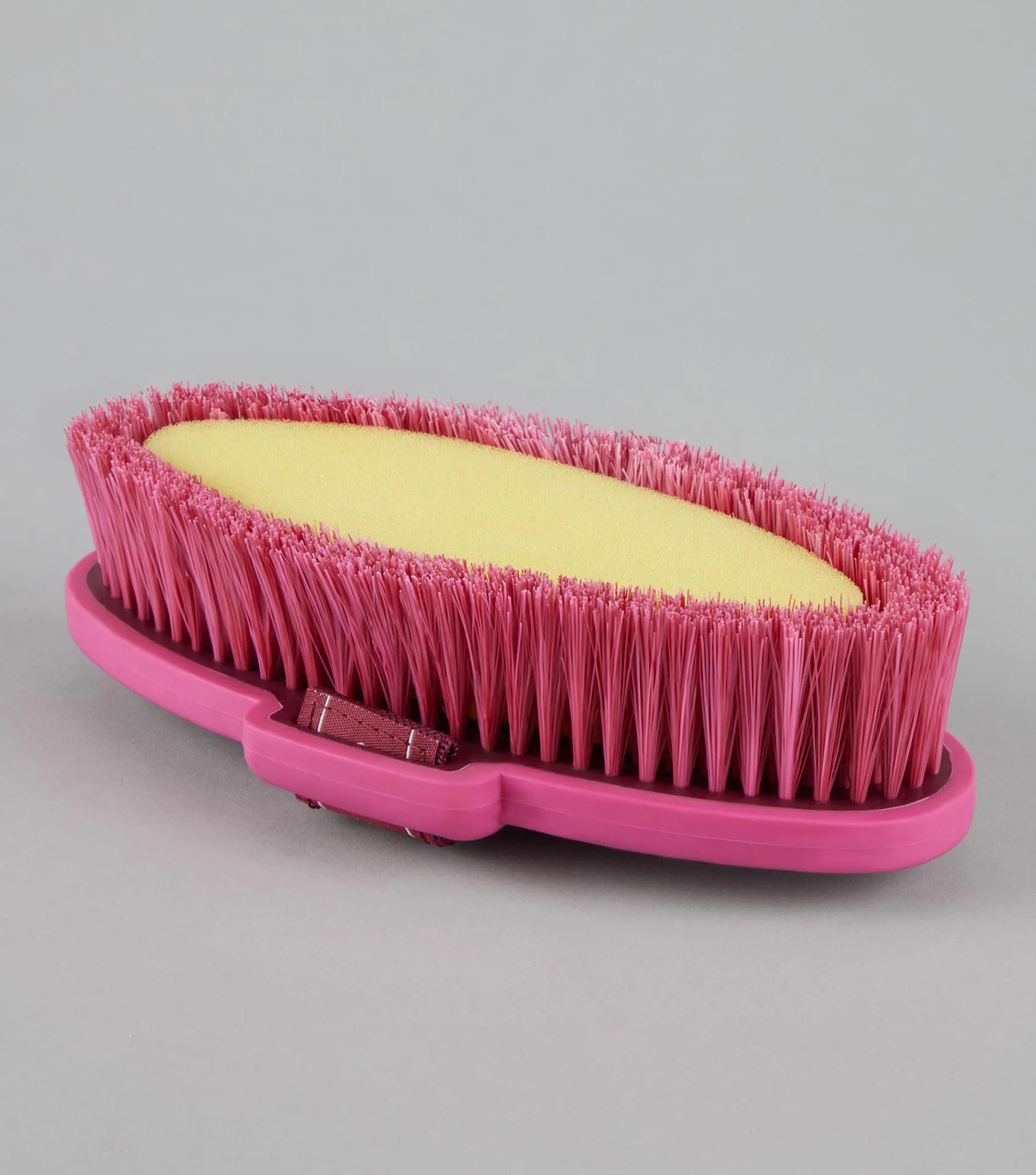 Soft-Touch Body Wash Brush Wine & Fuchsia