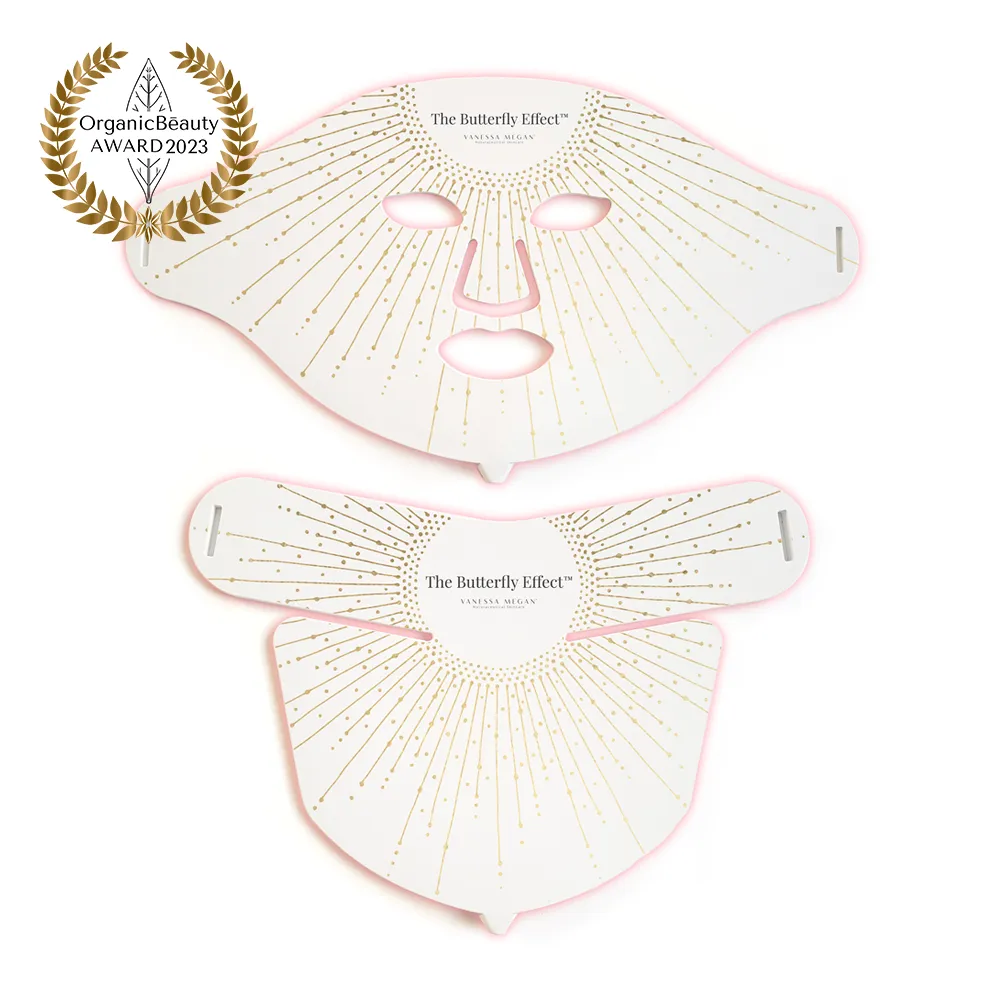 The Butterfly Effect™ | Medical-Grade Silicone LED Mask | Neck