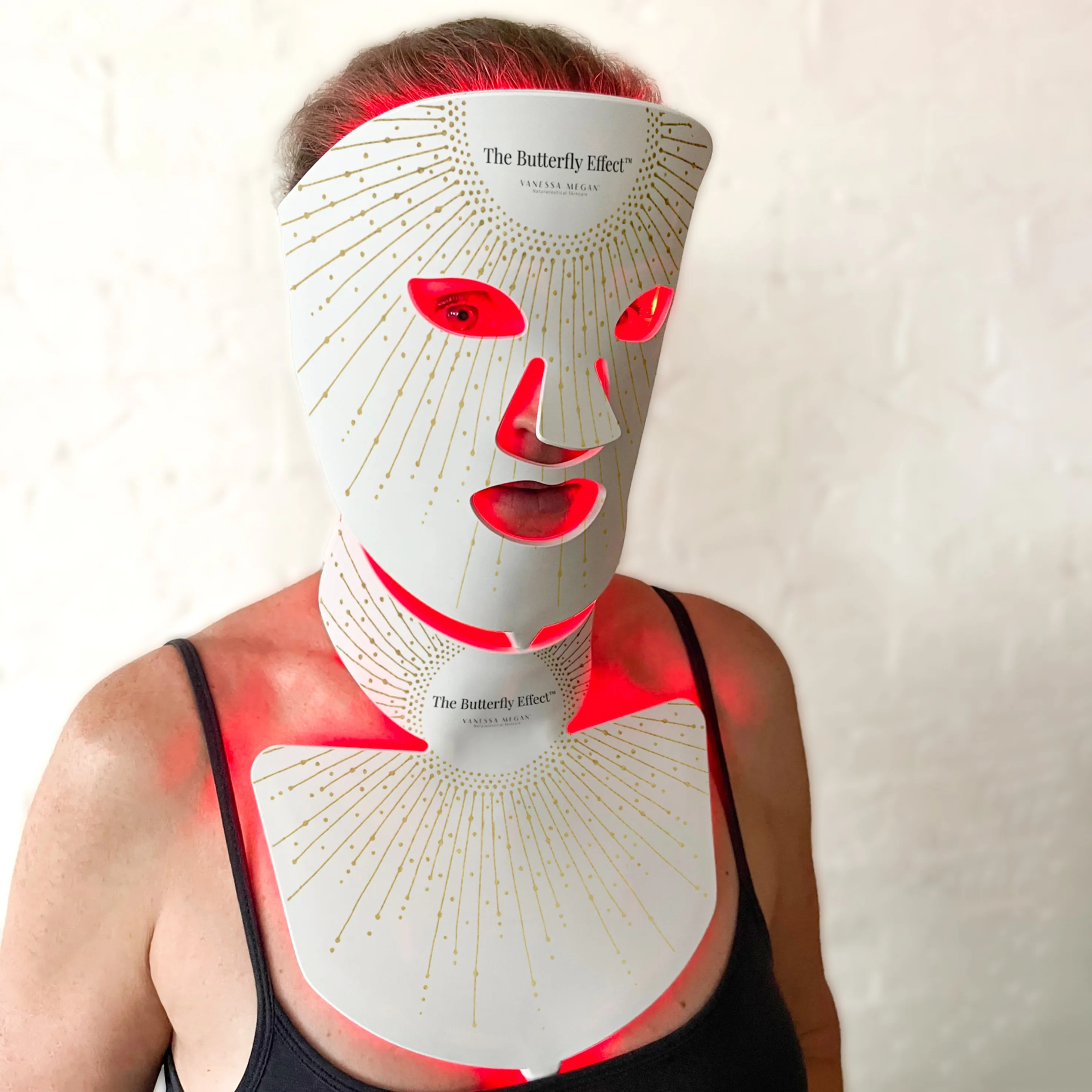 The Butterfly Effect™ | Medical-Grade Silicone LED Mask | Neck