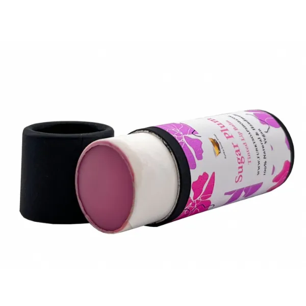 Tinted vegan lip balm