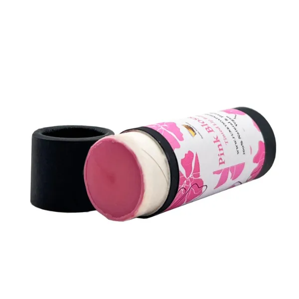 Tinted vegan lip balm