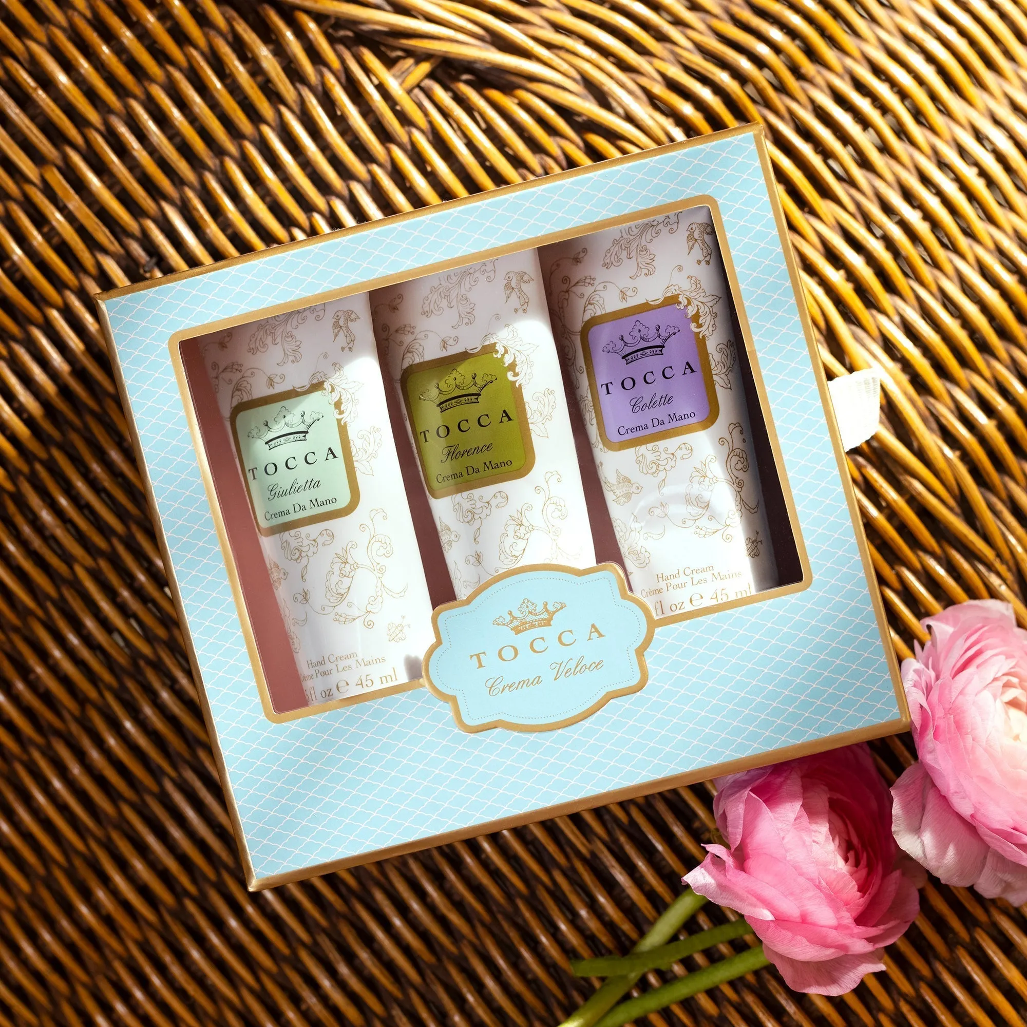 Tocca Hand Cream Gift Set: Garden Collection Crema Veloce