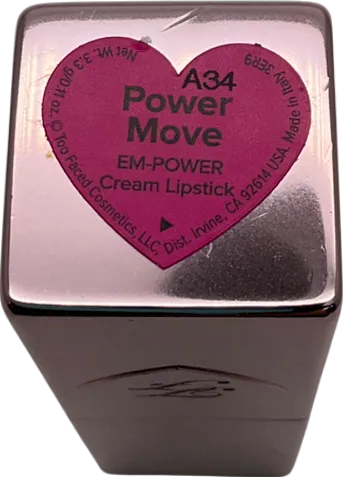 Too Faced Lady Bold Cream Lipstick Power Move 4g