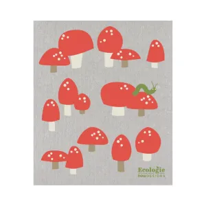 Totally Toadstools Swedish Dish Cloth