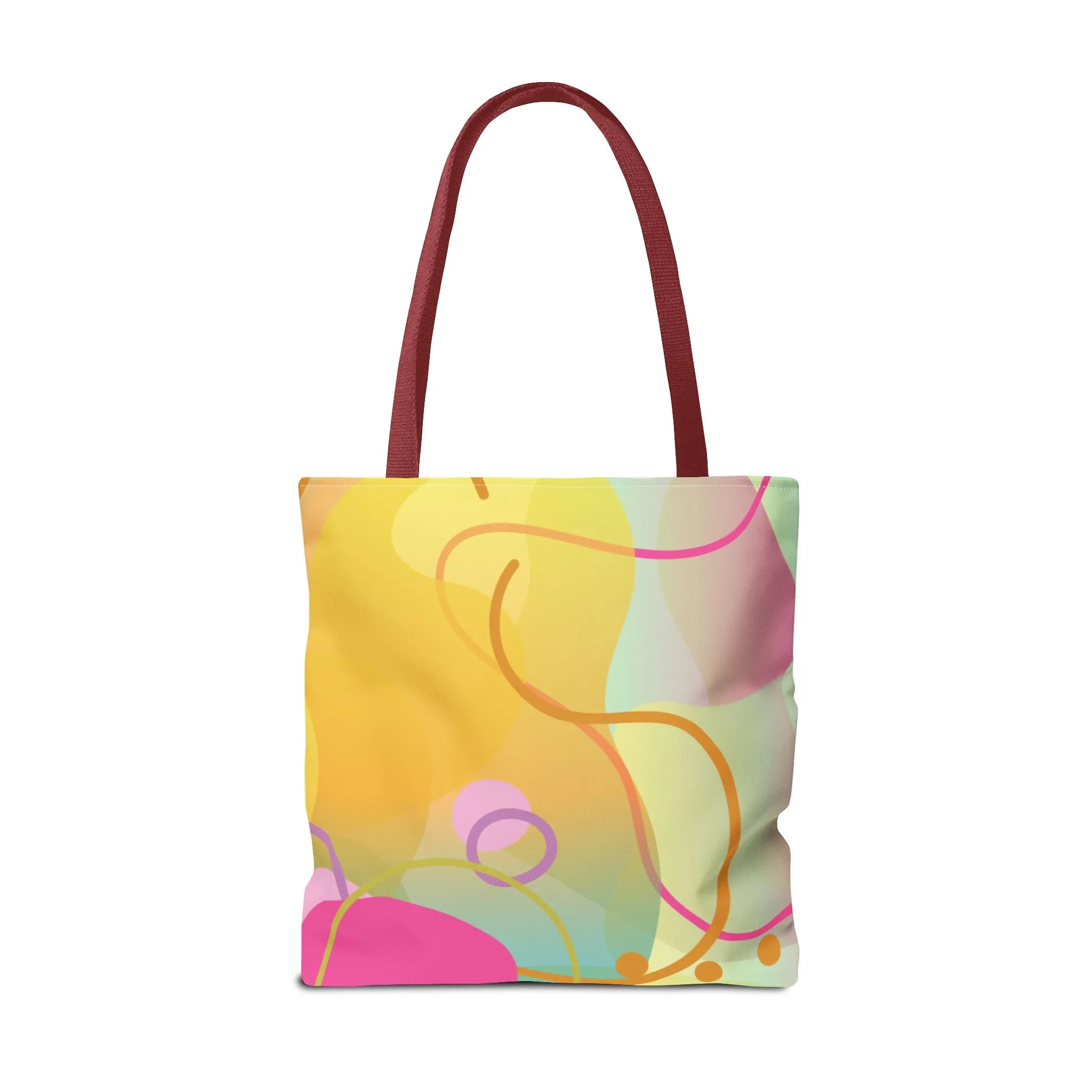 Tote Bag - Fun and Vibrant Digital Abstract Design