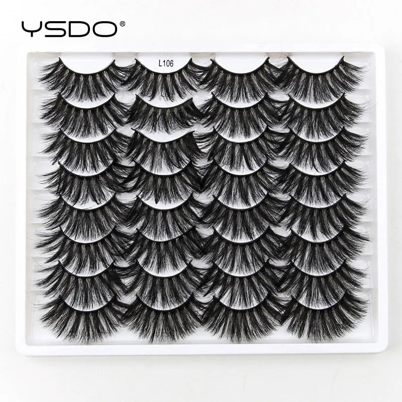 VenusFox 3/5/16 pairs thick 3d mink lashes natural false eyelashes long mink eyelashes handmade soft fluffy lashes makeup faux cils