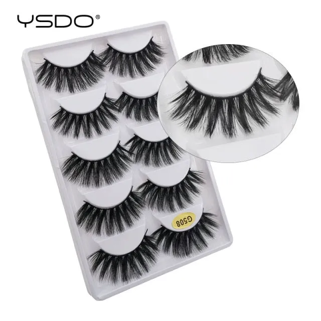 VenusFox 3/5/16 pairs thick 3d mink lashes natural false eyelashes long mink eyelashes handmade soft fluffy lashes makeup faux cils