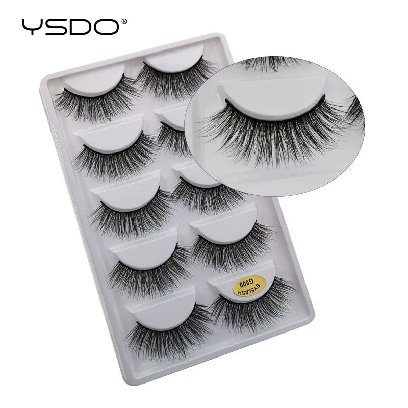 VenusFox 3/5/16 pairs thick 3d mink lashes natural false eyelashes long mink eyelashes handmade soft fluffy lashes makeup faux cils