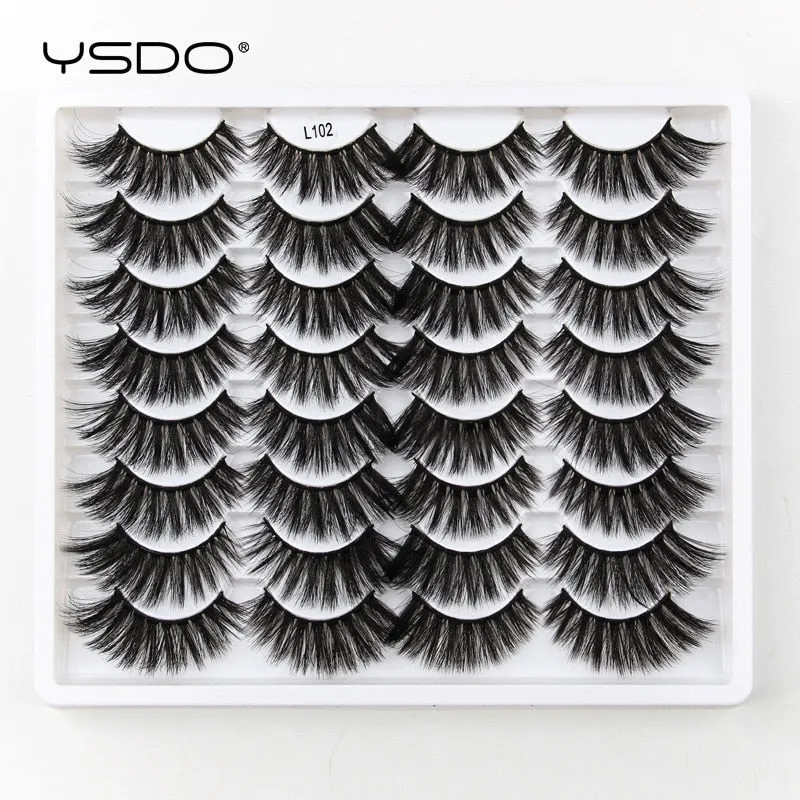 VenusFox 3/5/16 pairs thick 3d mink lashes natural false eyelashes long mink eyelashes handmade soft fluffy lashes makeup faux cils