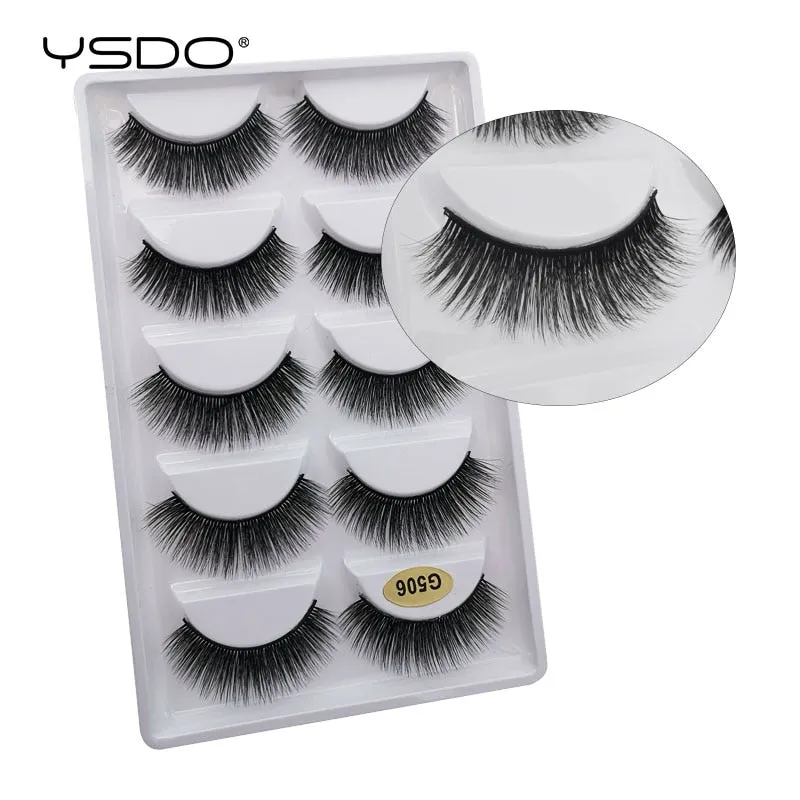 VenusFox 3/5/16 pairs thick 3d mink lashes natural false eyelashes long mink eyelashes handmade soft fluffy lashes makeup faux cils