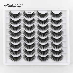 VenusFox 3/5/16 pairs thick 3d mink lashes natural false eyelashes long mink eyelashes handmade soft fluffy lashes makeup faux cils