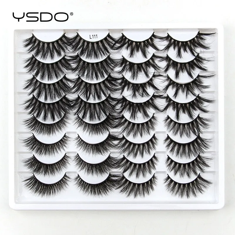 VenusFox 3/5/16 pairs thick 3d mink lashes natural false eyelashes long mink eyelashes handmade soft fluffy lashes makeup faux cils