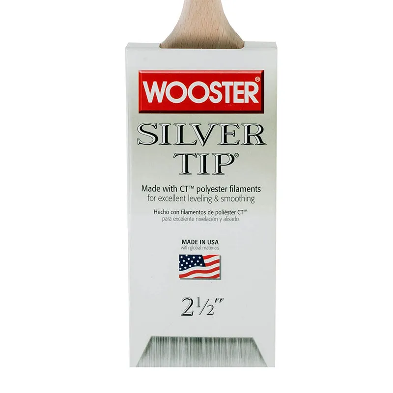 WOOSTER Soft Silver Tip Flat Sash Brushes